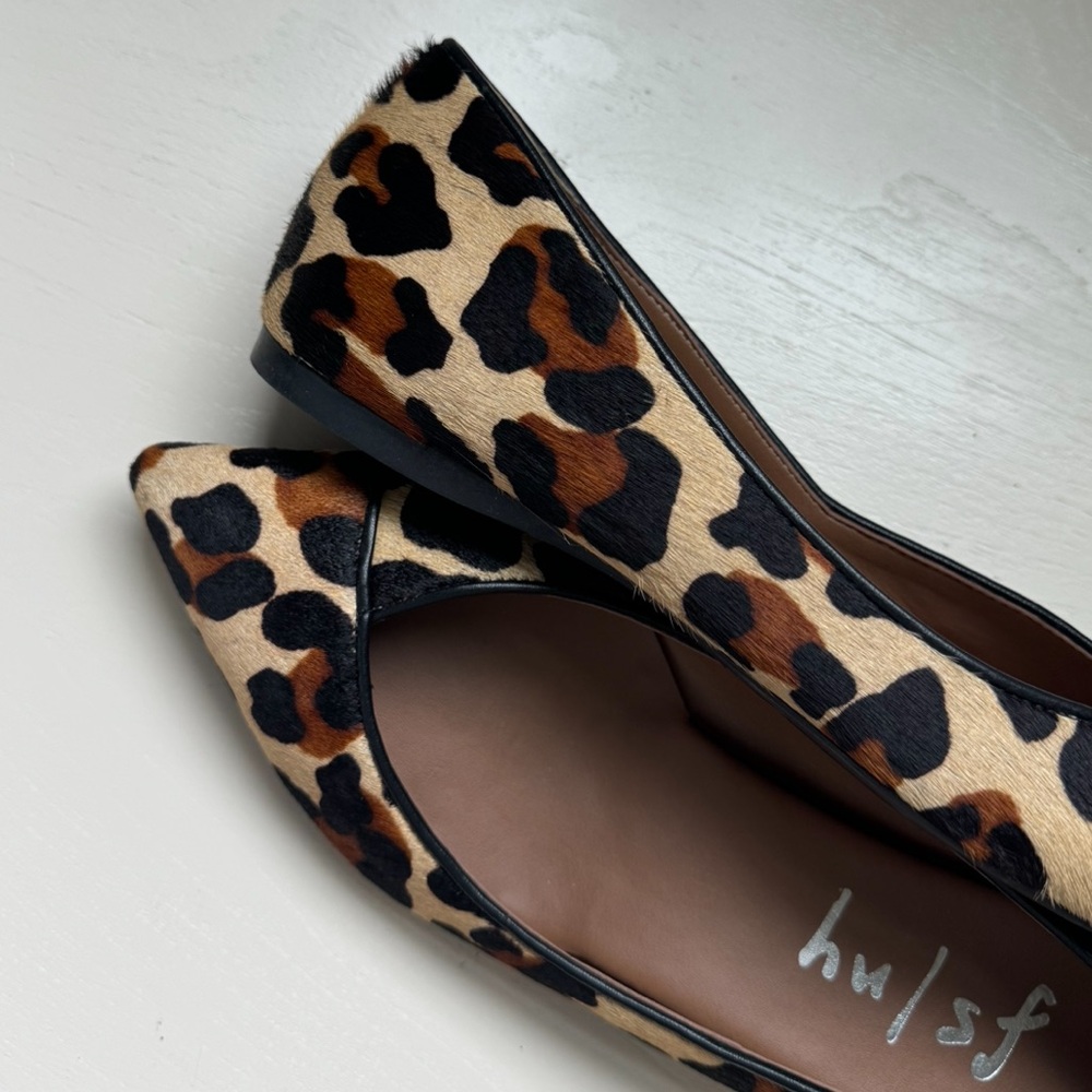 French Sole/NY Peppy Animal Print Calf Hair Flats - Picture 12 of 16